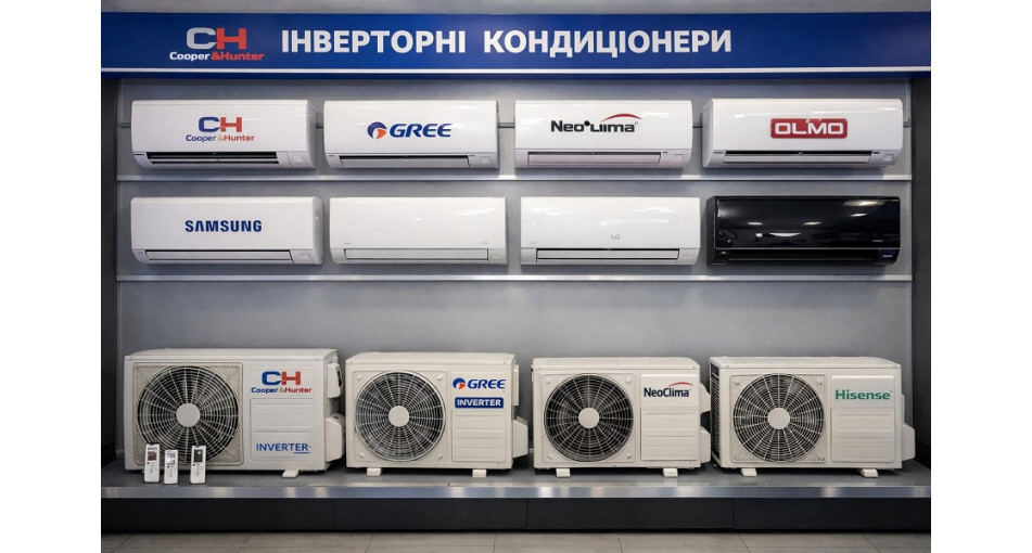 Інверторні кондиціонери 2026: повний гайд з вибору та огляд кращих брендів
